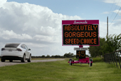 This clever road sign in Austin will compliment you only if you’re a good driver
