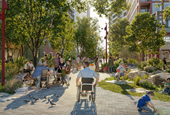 In this new Toronto neighborhood, ‘sponge streets’ double as parks and flood prevention