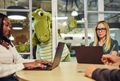 Meet Niles, Crocs’s new reptilian mascot