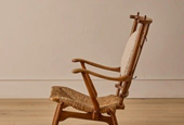 A Very Unusual Midcentury Modern Chair of Dutch Design