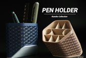 Asanoha Kumiko Pen Holder: A 3D Print for Your Desk