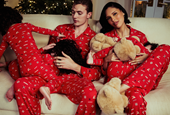 Kim Kardashian Taps TikTok Couple Nara and Lucky Blue Smith for Skims Holiday Campaign