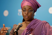 Nigerian ex-oil minister denies taking bribes for government contracts, during a trial in London