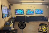 Honolulu police raid Kalihi illegal gambling room, arrest two suspects, seizing machines